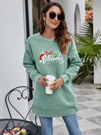 Don't Stop Graphic Drop Shoulder Sweatshirt