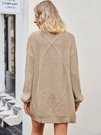 Cable-knit Long Sleeve Cardigan (18)