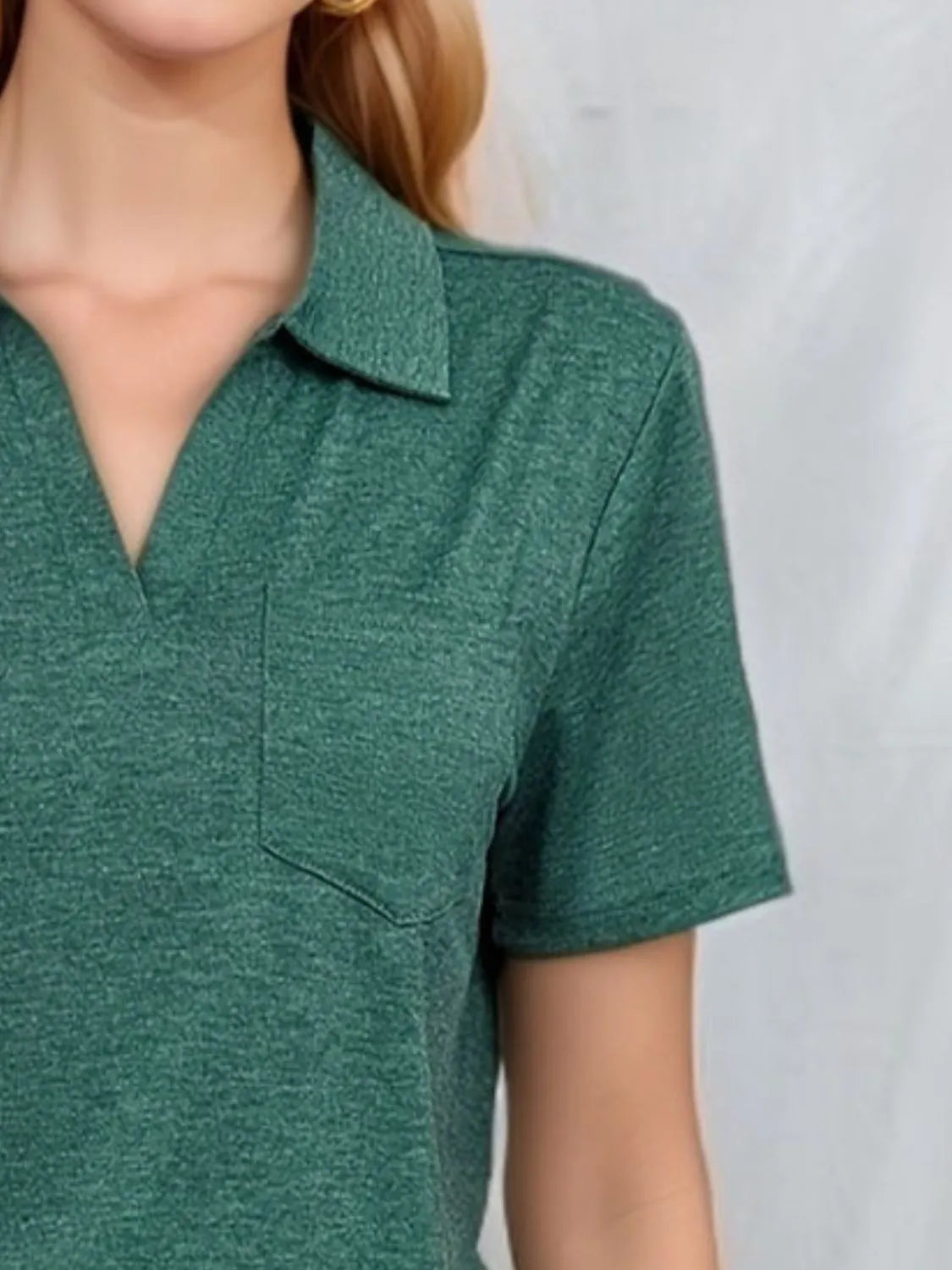 Johnny Collar Short Sleeve Top (5)