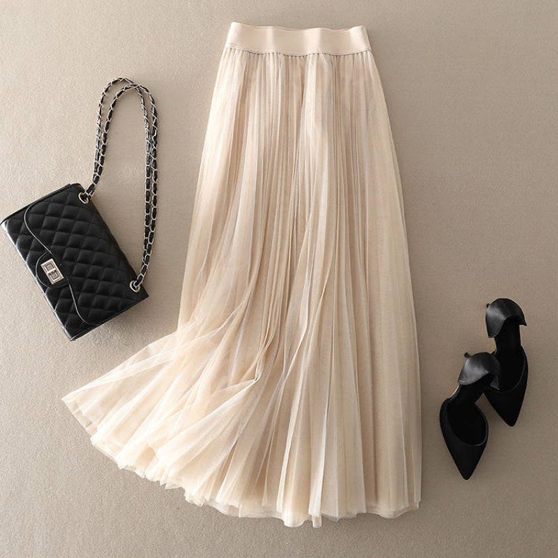 Pleated Mesh Skirt photo 1
