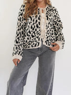 Leopard Tie Front Cardigan (5)