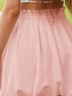 Frill Smocked Mini Skirt (14)