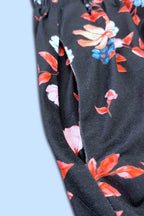 Printed Sleeveless Button Dress (21)