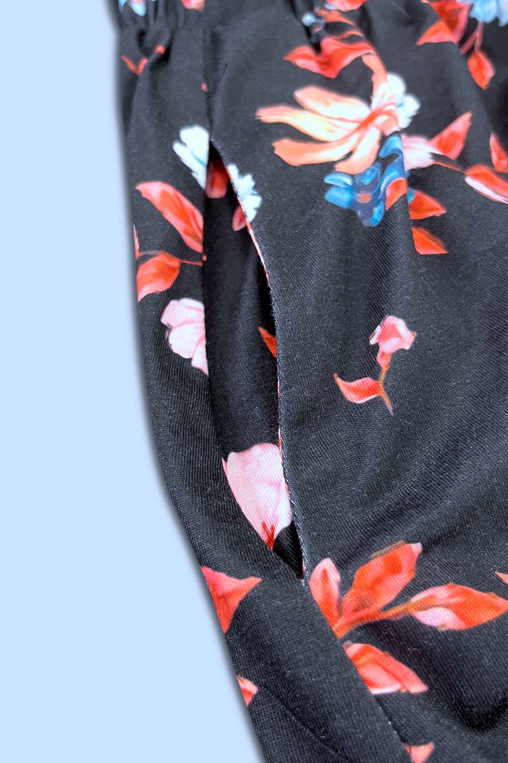 Printed Sleeveless Button Dress (21)