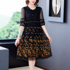 Summer Hangzhou Heavy Silk Dress High-end variant CJLS118453401AZ|CJLS118453402BY|CJLS118453403CX|CJLS118453404DW|CJLS118453405EV