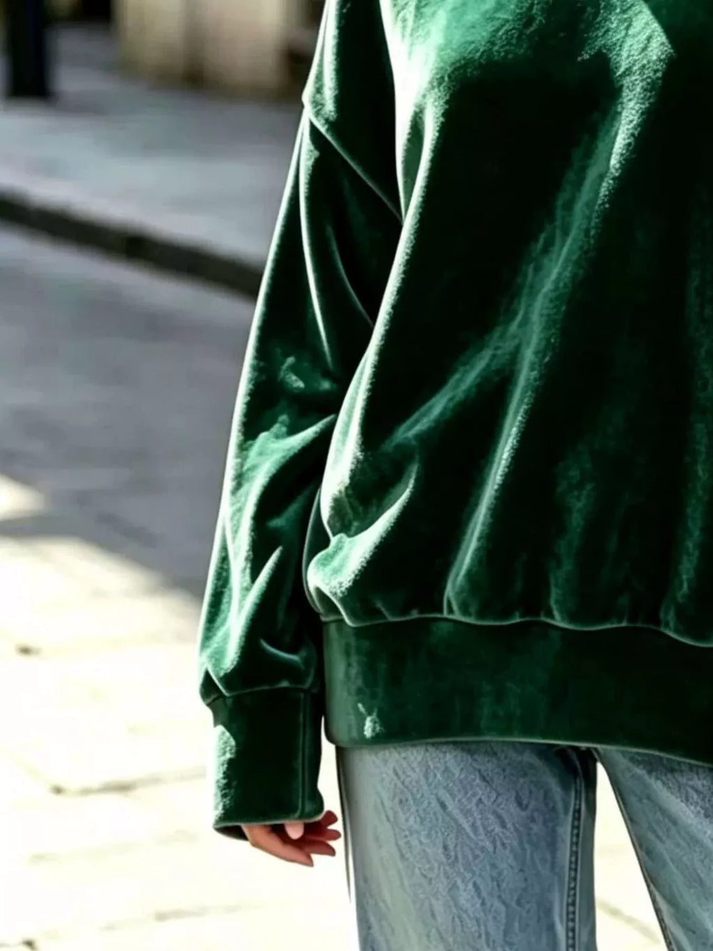 Full Size Oversized Dropped Shoulder Sweatshirt Plus (10)