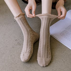 Cute Lace Rhombus Preppy Stockings photo 5