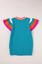 Block Round Neck Knit Top (25)