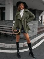 Zip-up Collared Teddy Jacket (8)