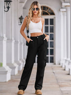 High-waisted Cargo Jeans (19)