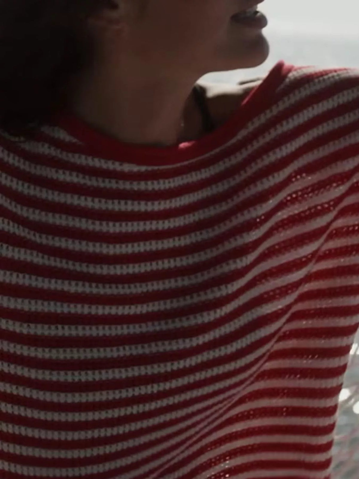 Striped Boat Neck Knit Sweater (9)