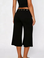 Mid Rise Capris Pants (3)