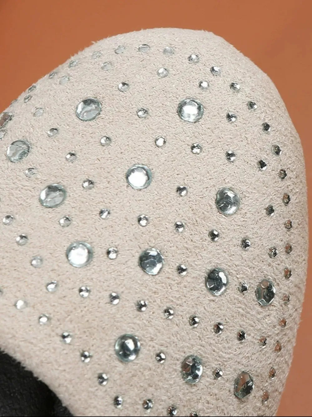 Rhinestone Flat Slip-ons (5)