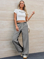 Striped Wide Leg Jeans (14)