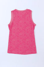 Printed Round Neck Tank Top (3)