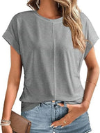 Round Neck Short Sleeve T-shirt (9)