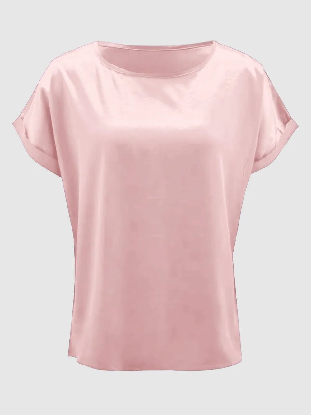 Round Neck Short Sleeve T-shirt (14)