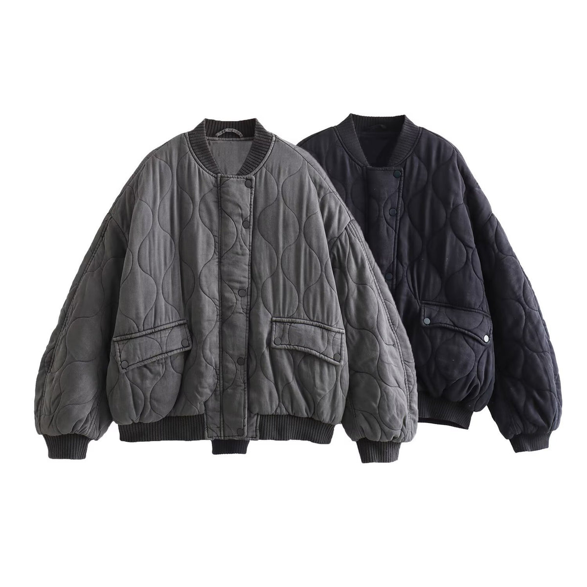 Wadded Jacket Loose photo 13