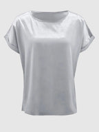 Round Neck Short Sleeve T-shirt (14)