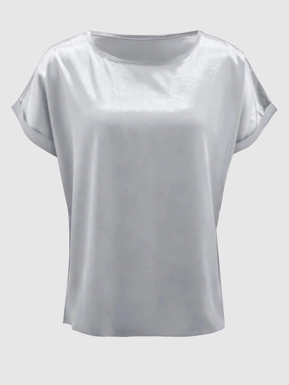 Round Neck Short Sleeve T-shirt (14)