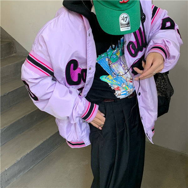 Vintage Harajuku Jacket Hip Hop Loose photo 1