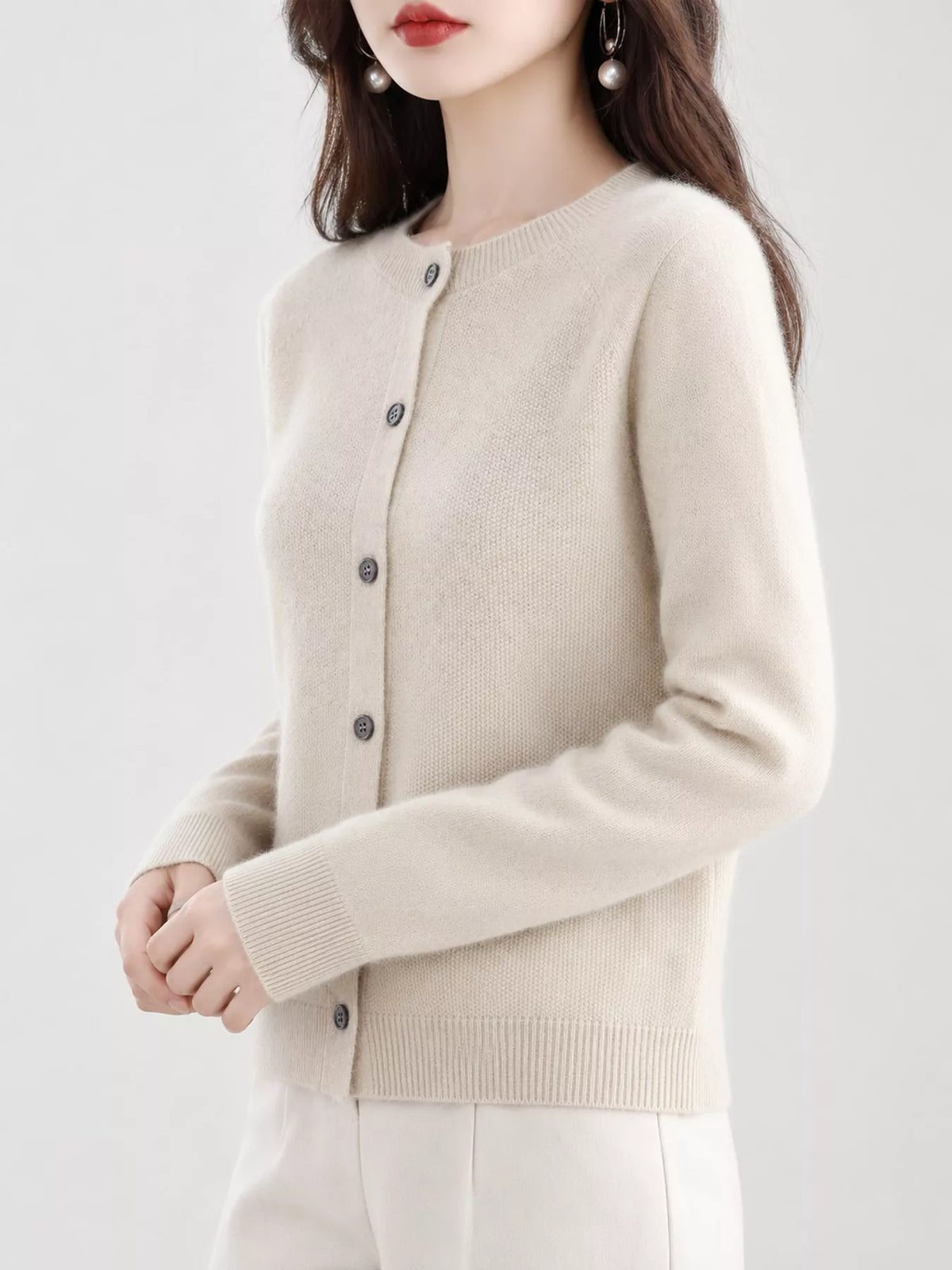 Button-down Long Sleeve Cardigan (9)