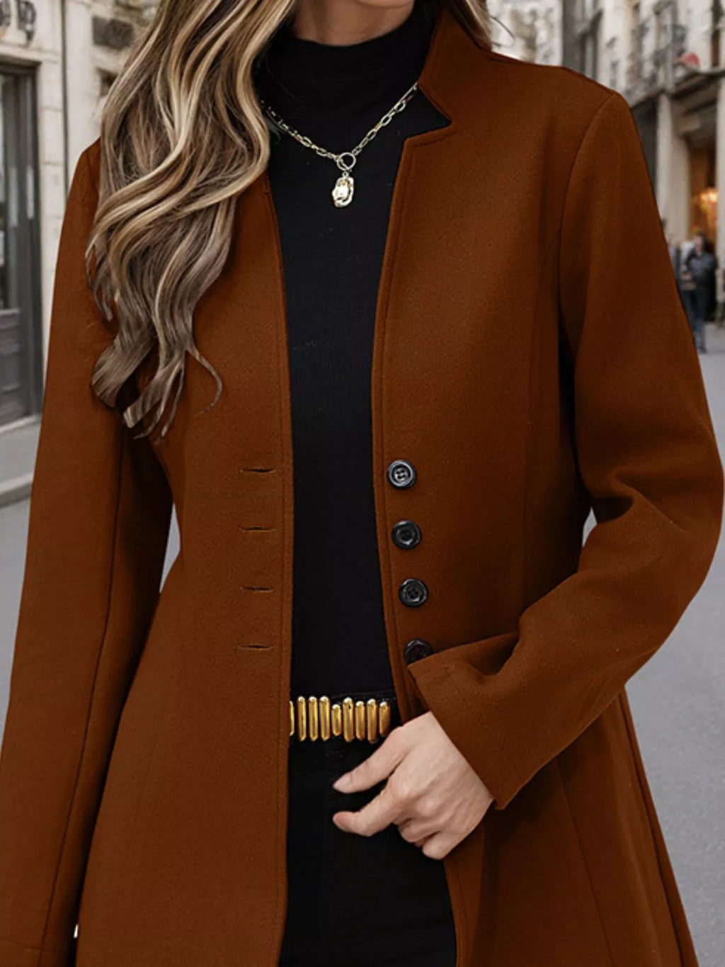 Button Up Long Sleeve Coat (9)