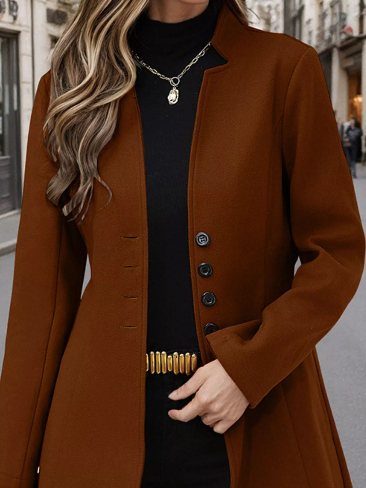 Button Up Long Sleeve Coat (9)