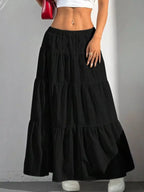 Flowy Tiered Maxi Skirt (10)