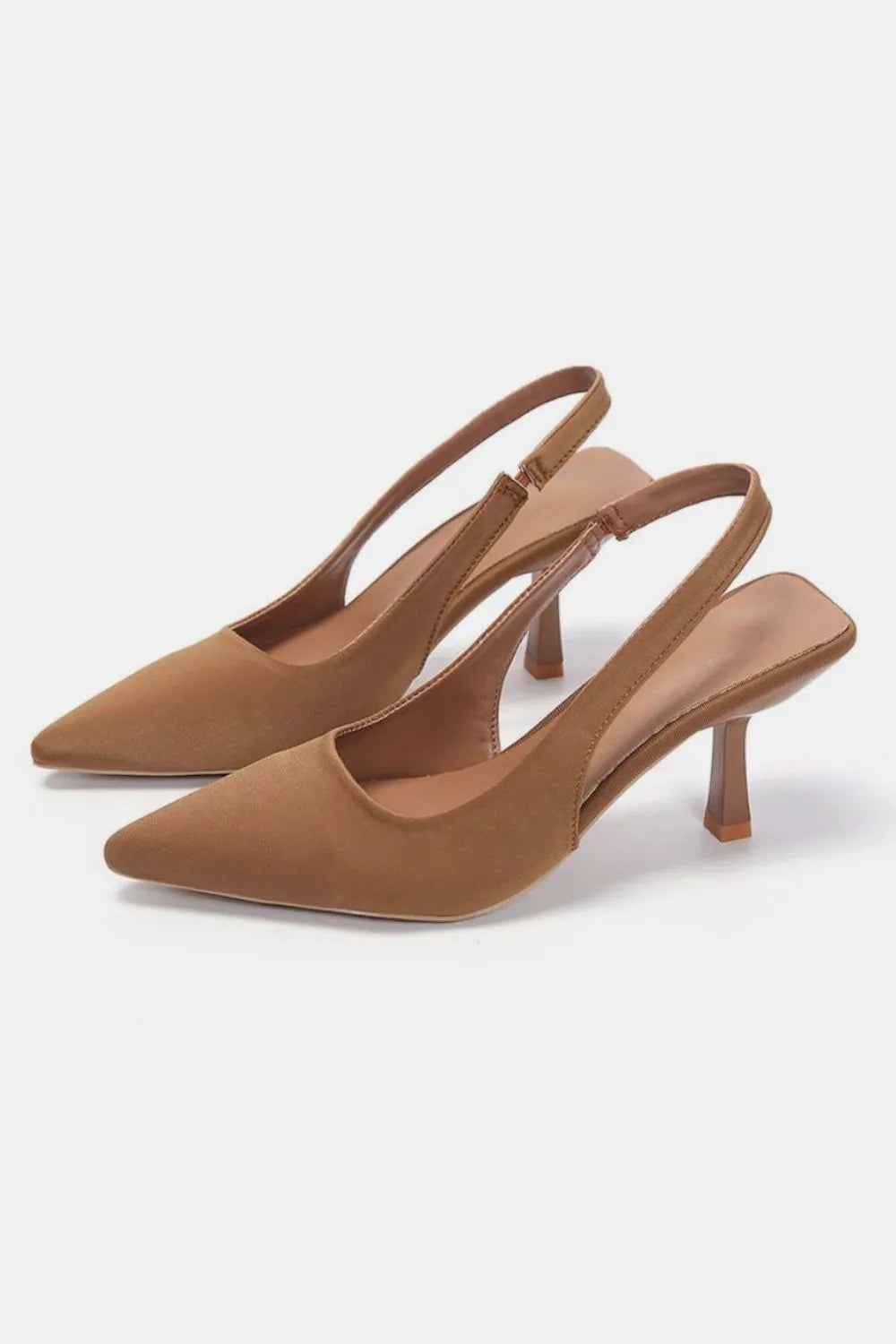 Pu Leather Point Toe Pumps (4)