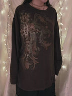 Skeleton Long Sleeve T-shirt (7)