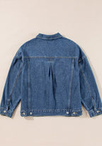 Pocketed Button Up Denim Jacket (21)