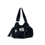 Soft Leather Vintage Armpit Crossbody Bag variant CJNS163616101AZ