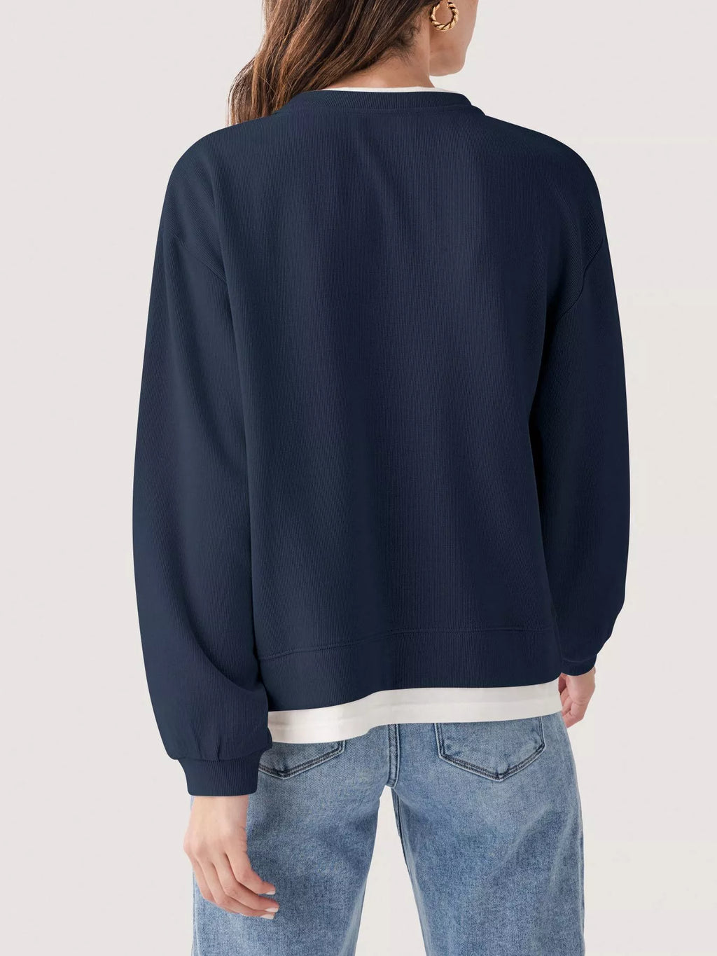Oversized Crew Neck Sweatshirt (23)