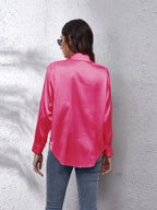 Button Up Collared Neck Long Sleeve Shirt (9)