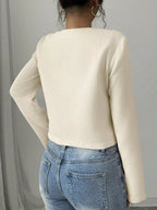 Bow Detail Cropped Outerwear (6)