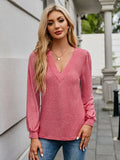 V-neck Long Sleeve T-shirt
