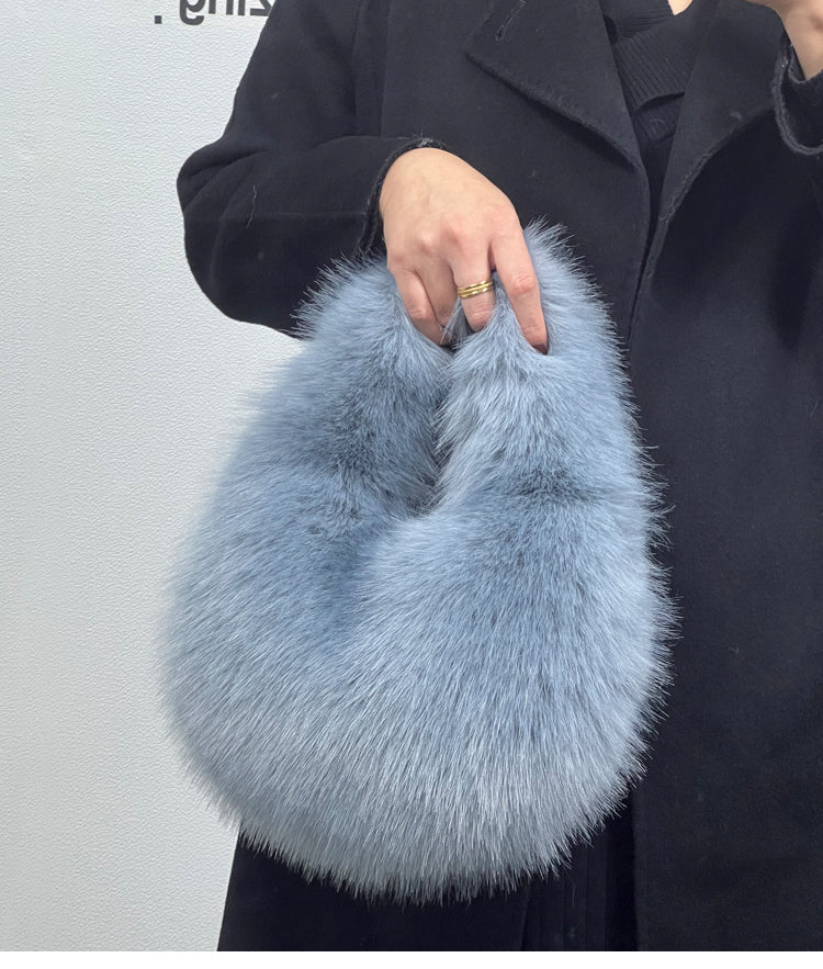 Portable Fur Bag Fall Winter Popular photo 22