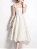 A-line Silhouette Midi Sleeveless Dress (10)