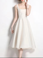 A-line Silhouette Midi Sleeveless Dress (10)