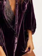 Collared Neck Button Down Long Sleeve Shirt (9)