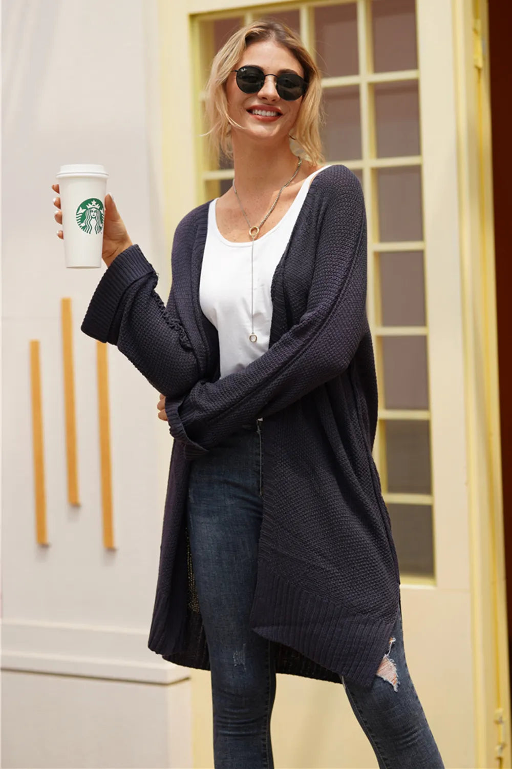Open Front Long Sleeve Cardigan (24)