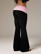 High-waisted Polka Dot Flare Pants (20)