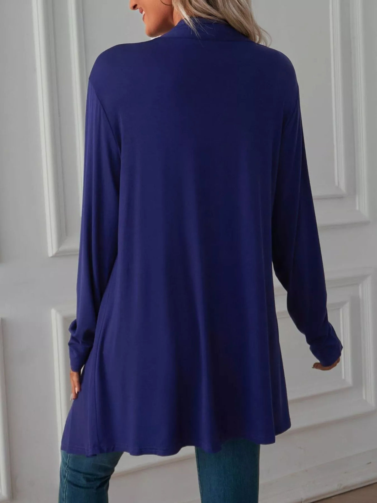 Lightweight Open Front Cardigan (6)