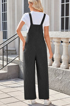 Square Neck Wide Strap Overalls Pockets (26)