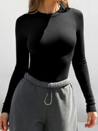 Round Neck Long Sleeve T-shirt (9)