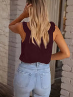 Textured Button-up Tank (8)