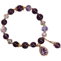 Natural Vintage Purple Crystal Bracelet variant CJSL154460001AZ