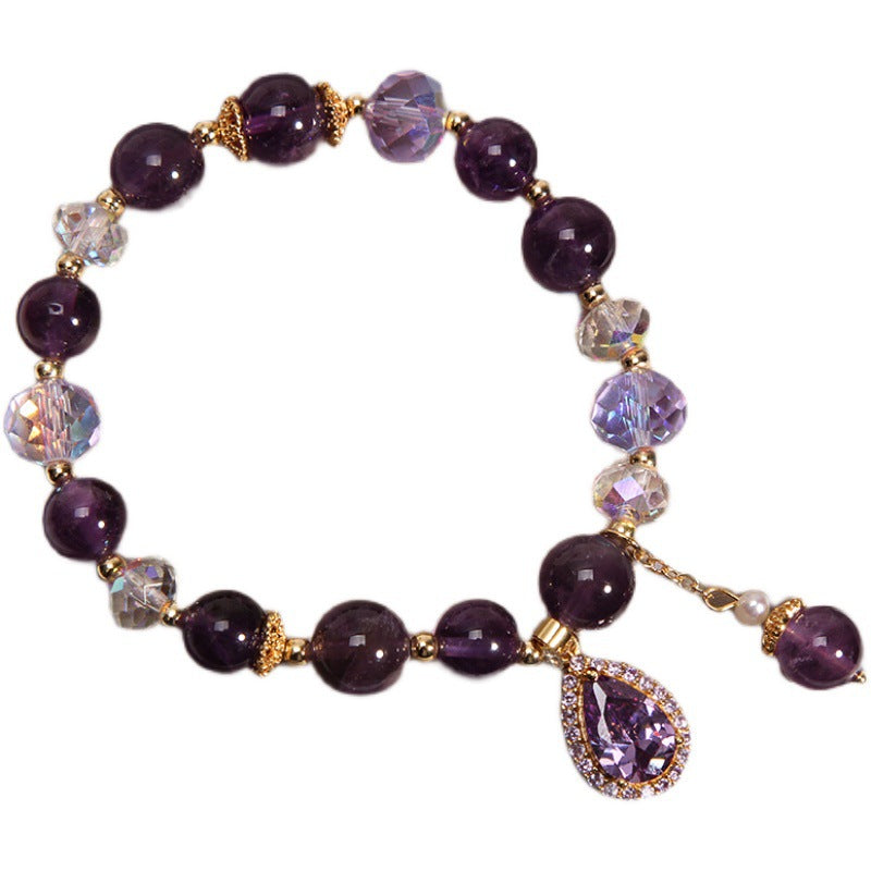 Natural Vintage Purple Crystal Bracelet variant CJSL154460001AZ