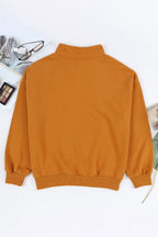 Quarter Zip Dropped Shoulder Sweatshirt (11)